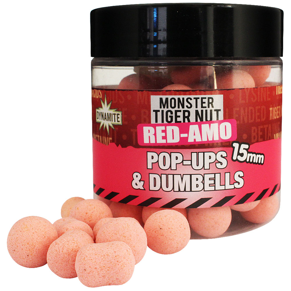 Dynamite Fluro Pop-ups & Dumbells Red-AMO Pink 15mm