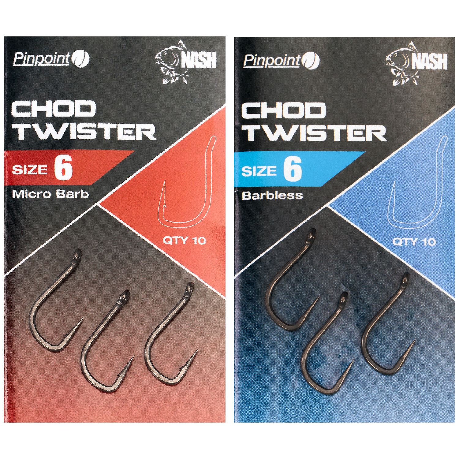 Nash Pinpoint Chod Twister Hooks