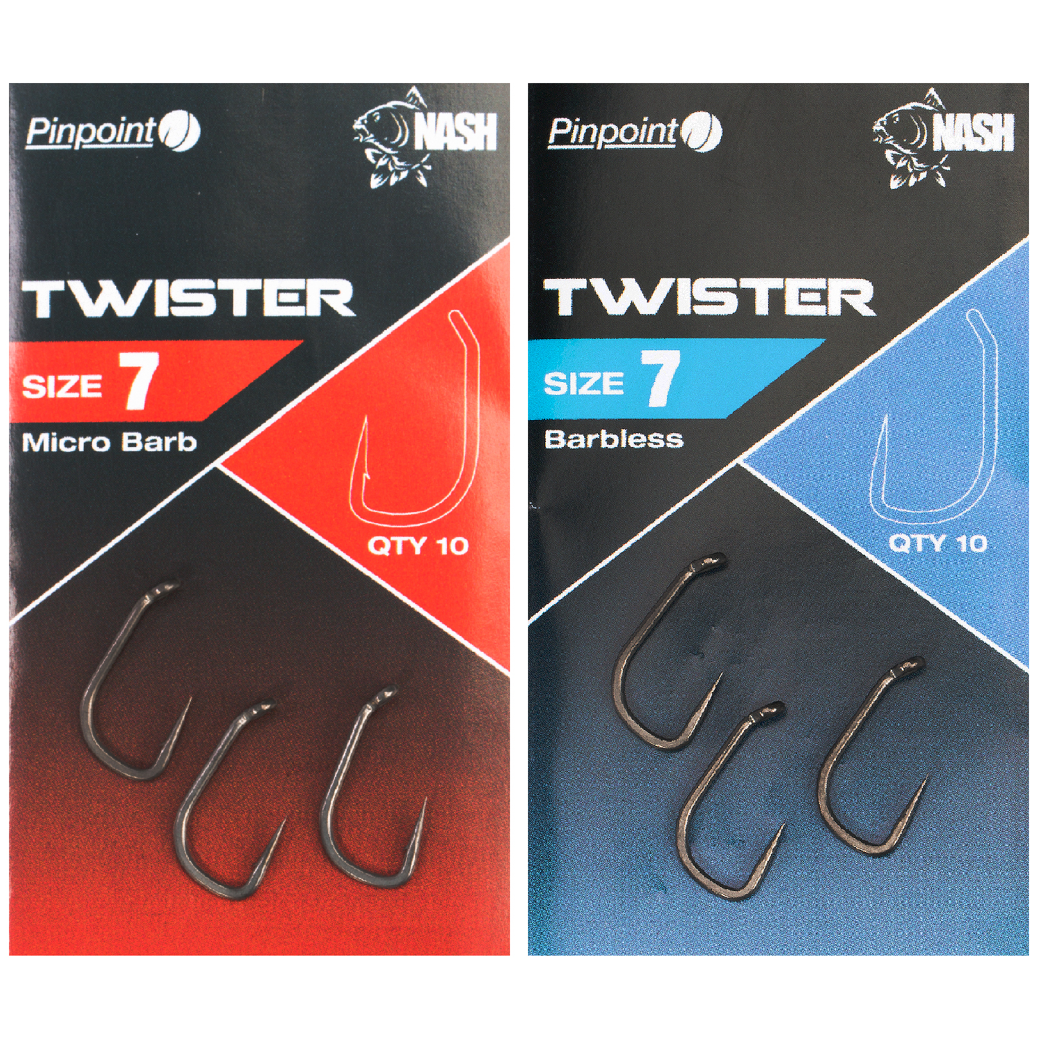 Nash Pinpoint Twister Hooks