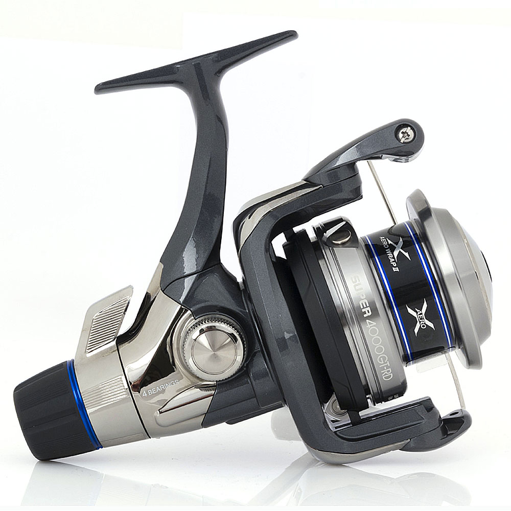 Shimano Super GT RD Angelrolle, rechte Seite