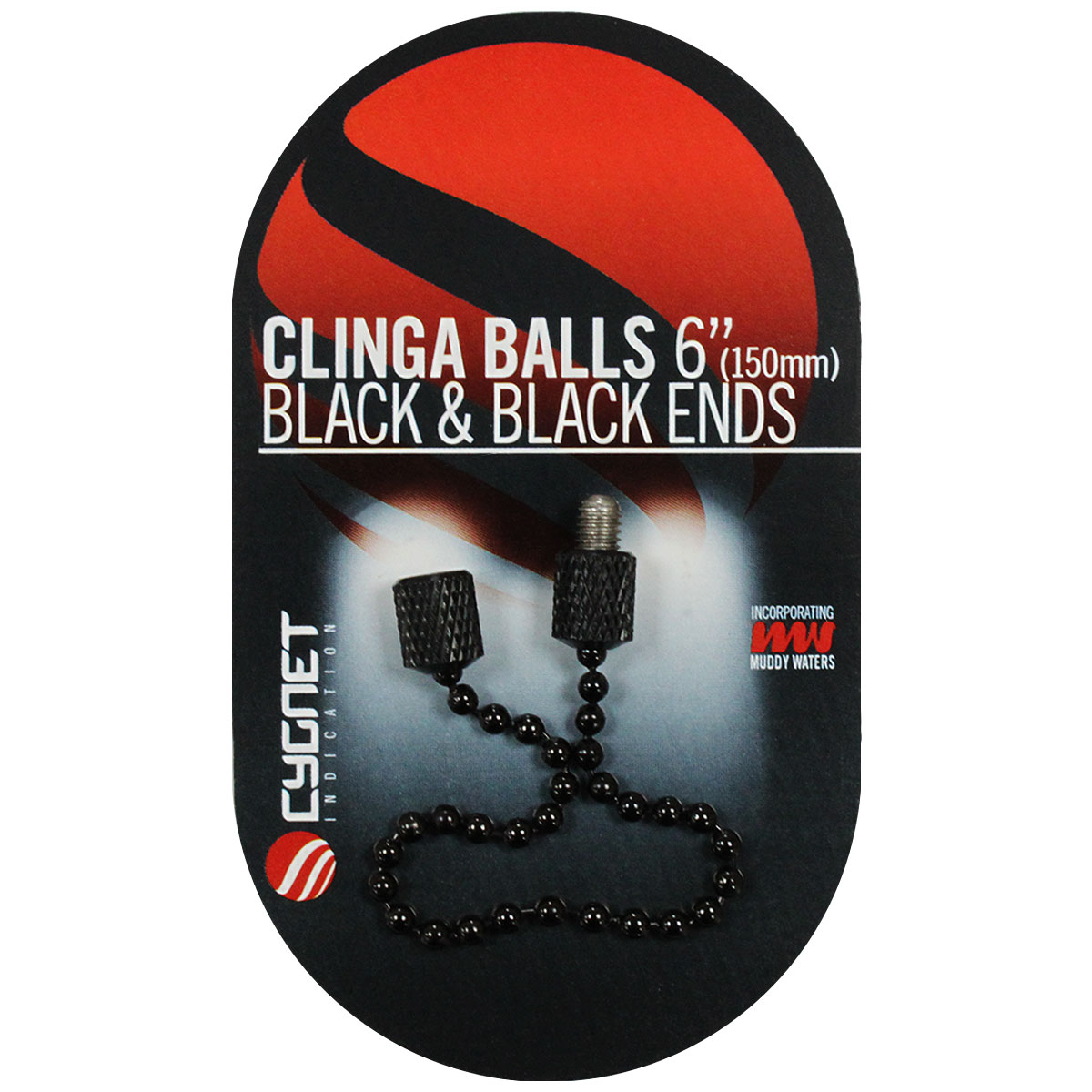 Cygnet Clinga Balls Chain 6 inch Black