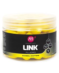 Mainline Link Fluoro Dumbell Wafters Yellow