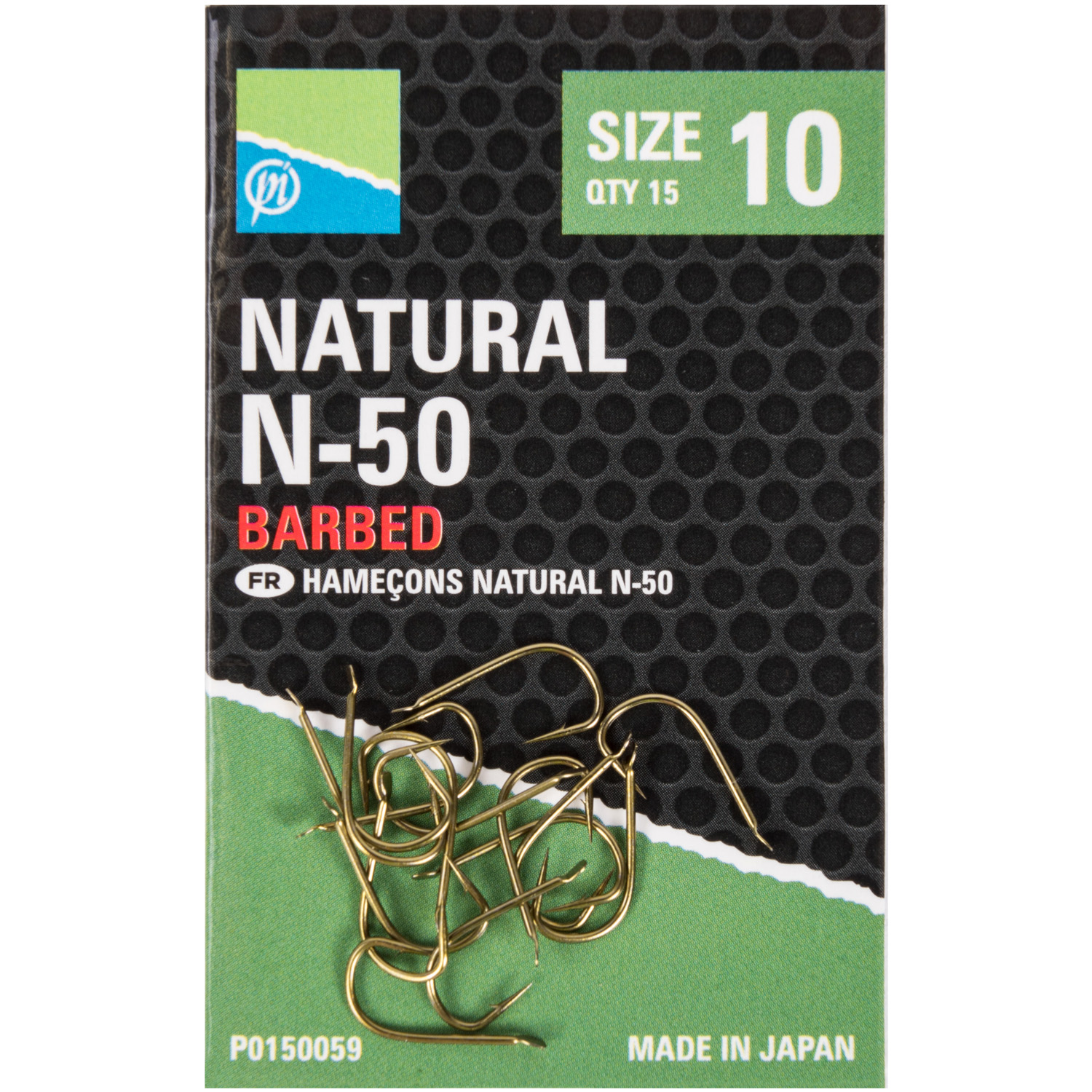 Preston Natural N-50 Barbed Hooks